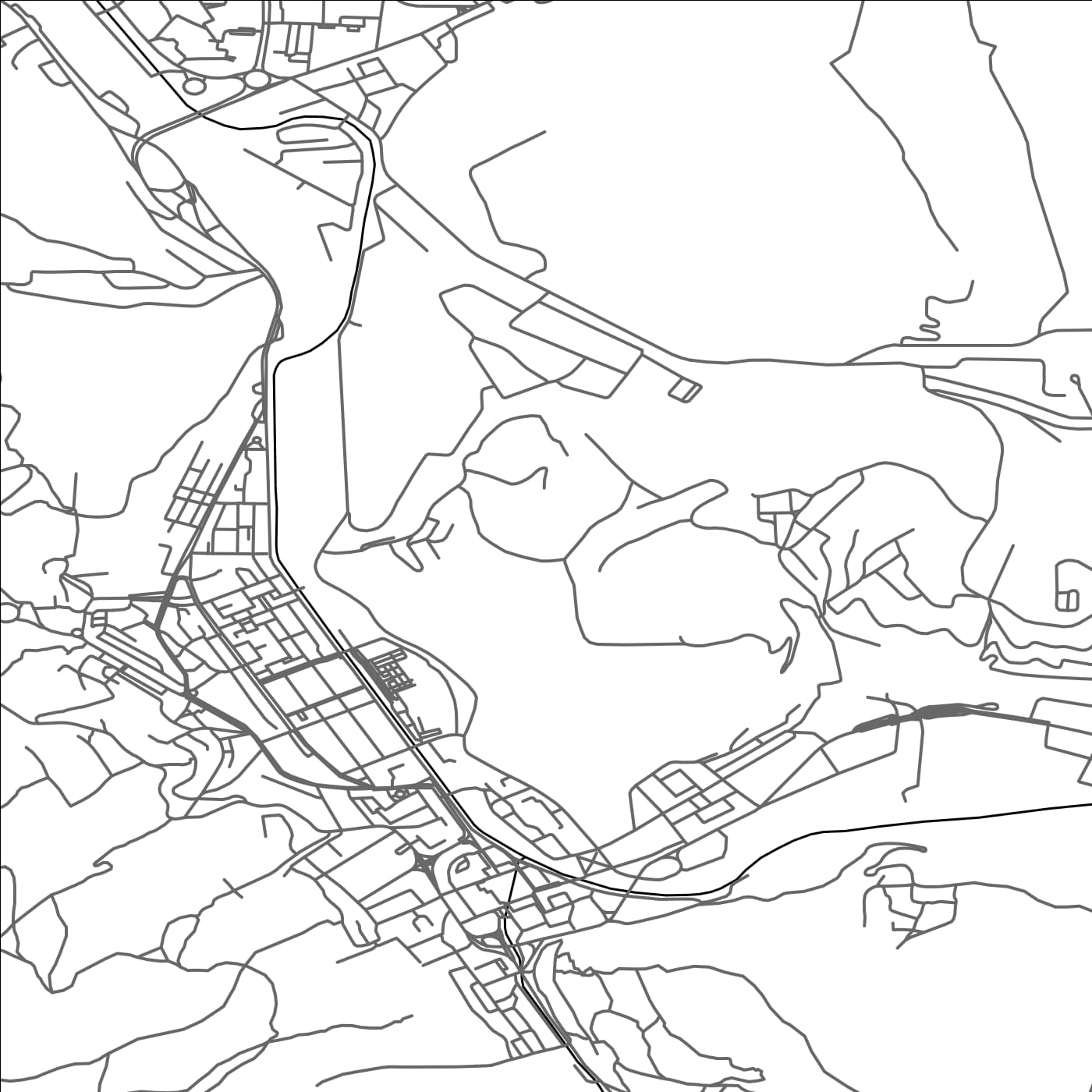 ROAD MAP OF RESITA, ROMANIA BY MAPBAKES