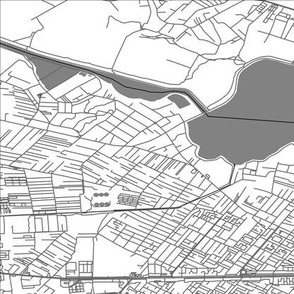 ROAD MAP OF ROSU, ROMANIA BY MAPBAKES