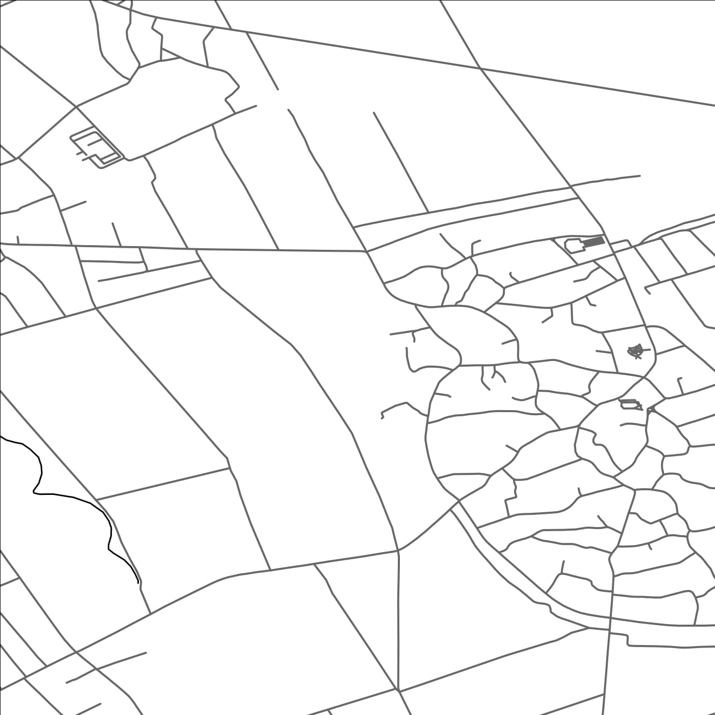 ROAD MAP OF SABAOANI, ROMANIA BY MAPBAKES