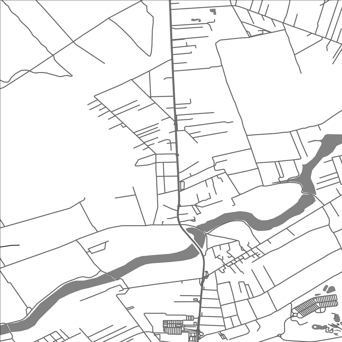 ROAD MAP OF SAFTICA, ROMANIA BY MAPBAKES