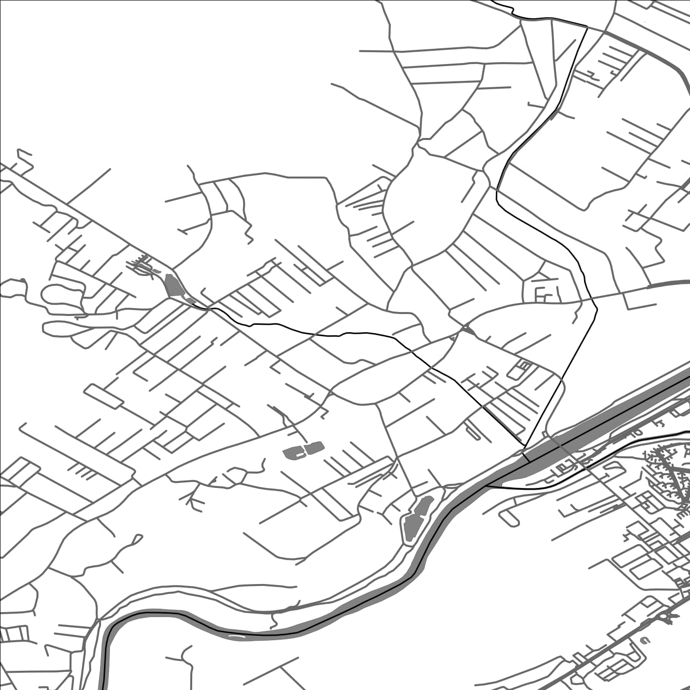 ROAD MAP OF SANCRAIU-DE-MURES, ROMANIA BY MAPBAKES