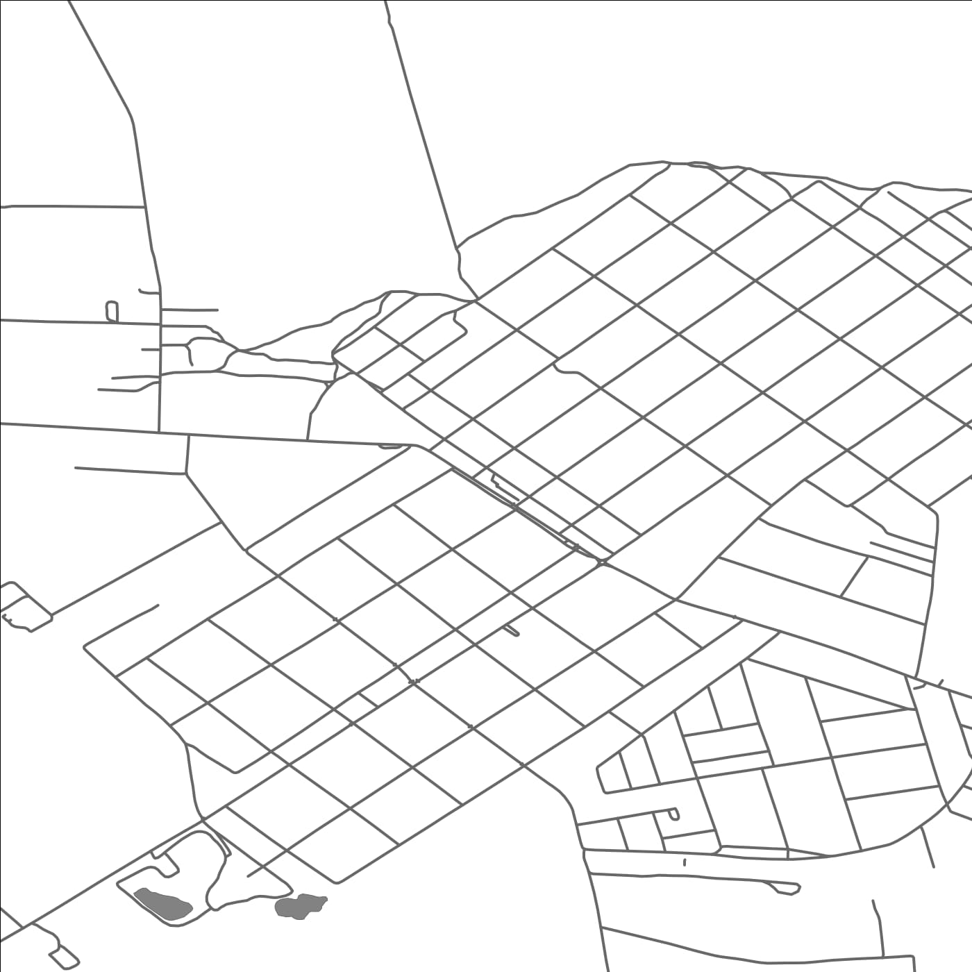 ROAD MAP OF SANTANA, ROMANIA BY MAPBAKES
