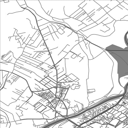 ROAD MAP OF SANTANA-DE-MURES, ROMANIA BY MAPBAKES