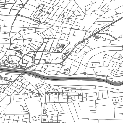 ROAD MAP OF SATU-MARE, ROMANIA BY MAPBAKES