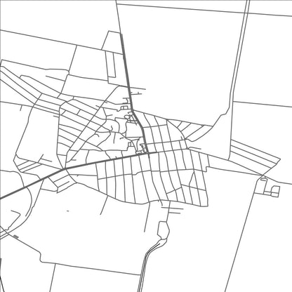 ROAD MAP OF SEGARCEA, ROMANIA BY MAPBAKES