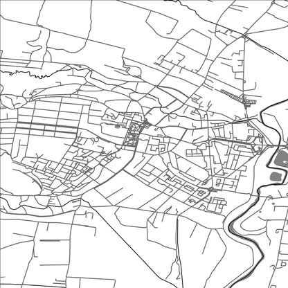 ROAD MAP OF SFANTU-GHEORGHE, ROMANIA BY MAPBAKES