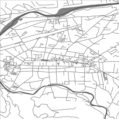 ROAD MAP OF SIGHETU-MARMATIEI, ROMANIA BY MAPBAKES