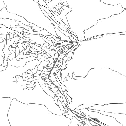 ROAD MAP OF SINAIA, ROMANIA BY MAPBAKES