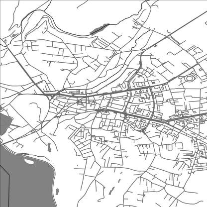 ROAD MAP OF SLATINA, ROMANIA BY MAPBAKES