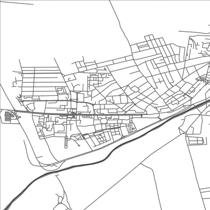 ROAD MAP OF SLOBOZIA, ROMANIA BY MAPBAKES