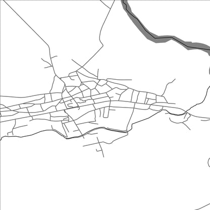 ROAD MAP OF STREHAIA, ROMANIA BY MAPBAKES