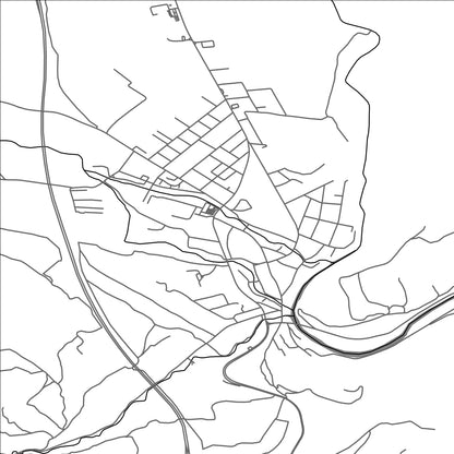 ROAD MAP OF TALMACIU, ROMANIA BY MAPBAKES