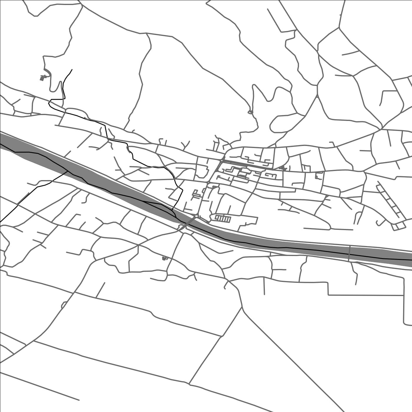 ROAD MAP OF TARGU-NEAMT, ROMANIA BY MAPBAKES