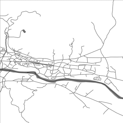 ROAD MAP OF TARGU-OCNA, ROMANIA BY MAPBAKES