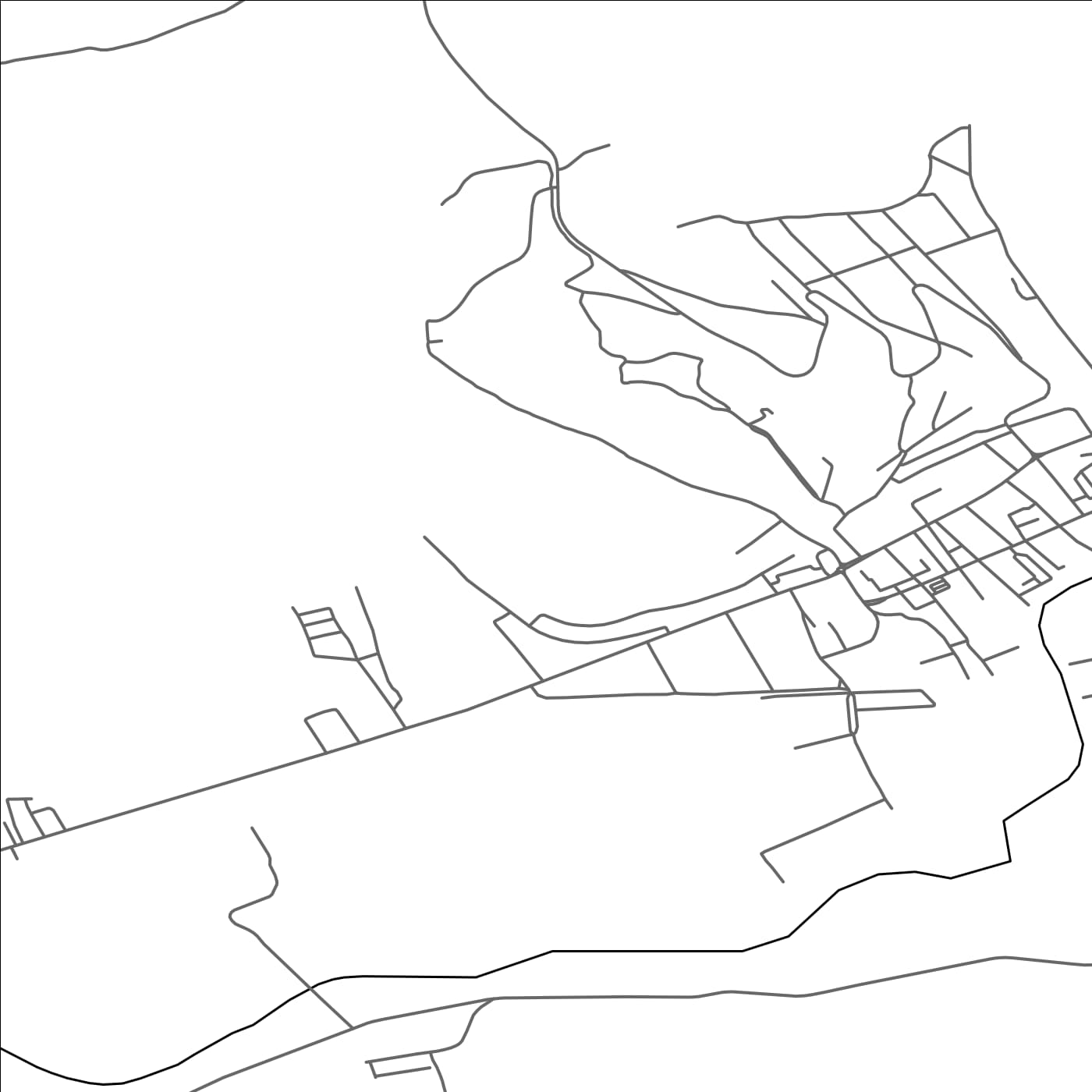 ROAD MAP OF TARNAVENI, ROMANIA BY MAPBAKES