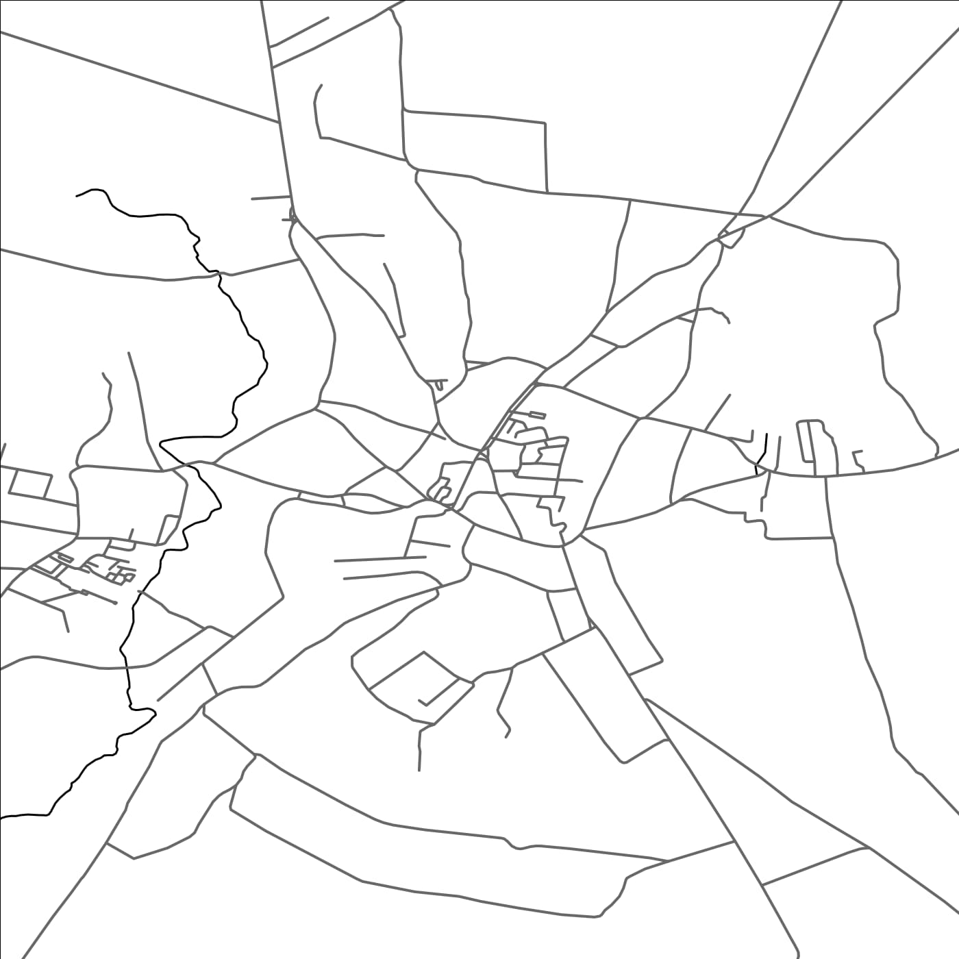 ROAD MAP OF TASNAD, ROMANIA BY MAPBAKES