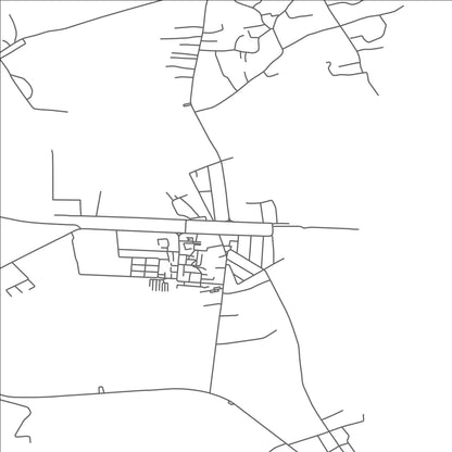 ROAD MAP OF TITU, ROMANIA BY MAPBAKES