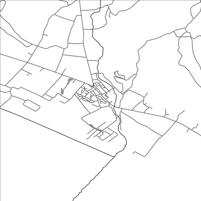 ROAD MAP OF TOPOLOVENI, ROMANIA BY MAPBAKES