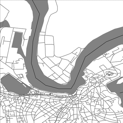 ROAD MAP OF TULCEA, ROMANIA BY MAPBAKES