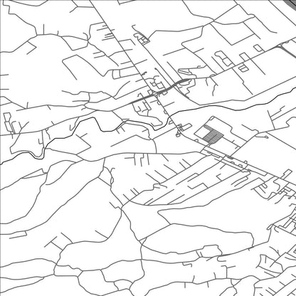 ROAD MAP OF UIASCA, ROMANIA BY MAPBAKES