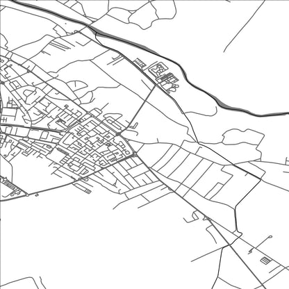 ROAD MAP OF ULMI, ROMANIA BY MAPBAKES