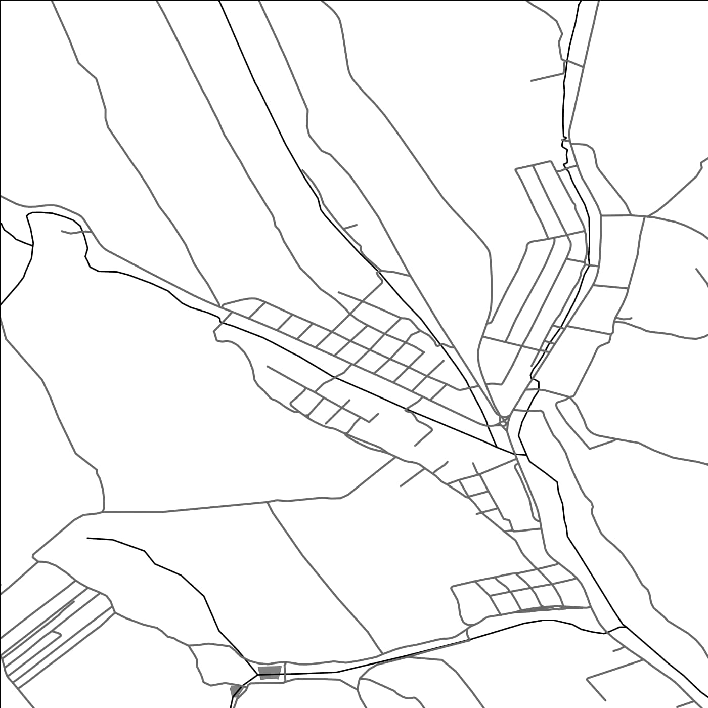 ROAD MAP OF VANATORI, ROMANIA BY MAPBAKES