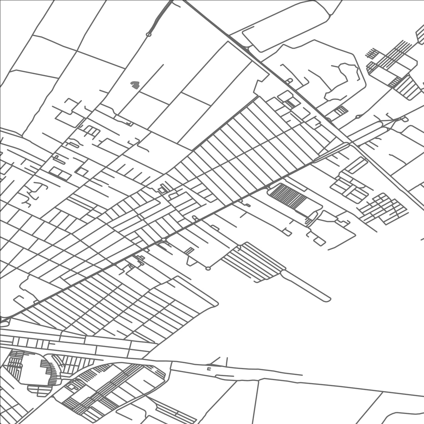 ROAD MAP OF VOLUNTARI, ROMANIA BY MAPBAKES