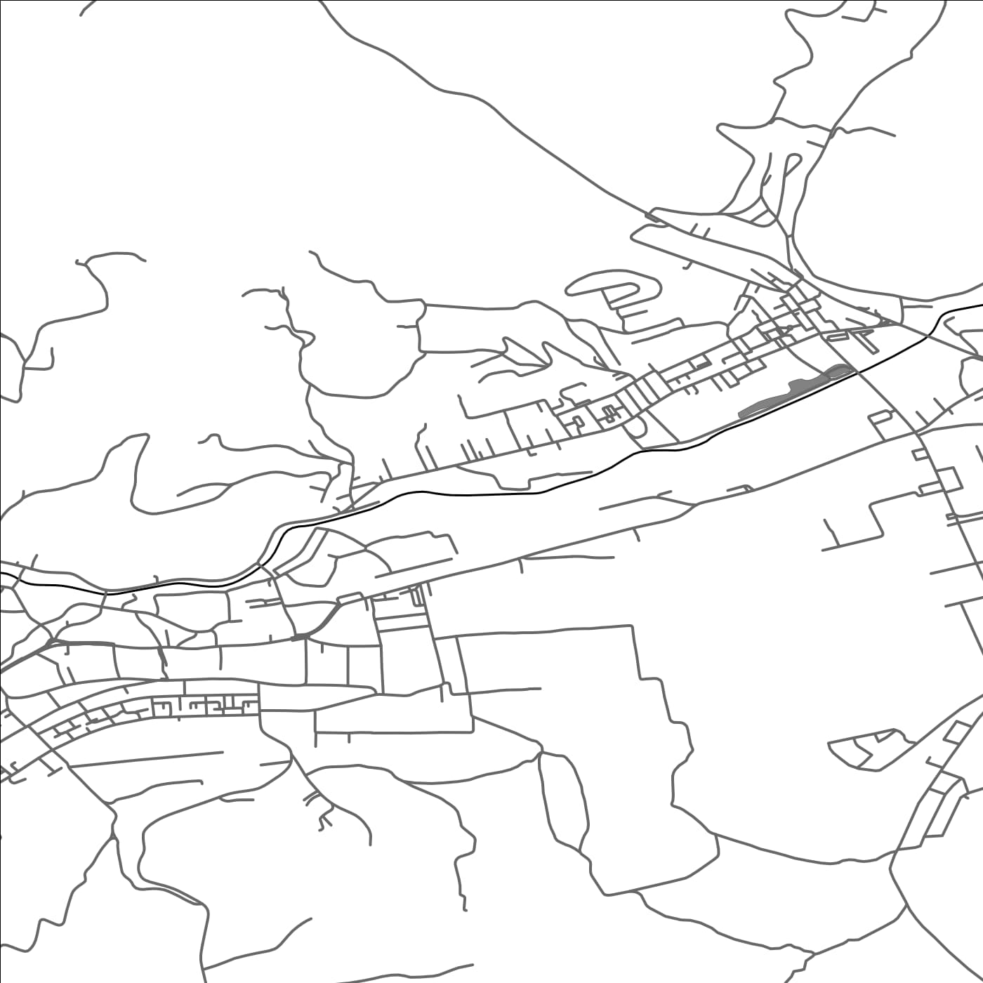 ROAD MAP OF ZARNESTI, ROMANIA BY MAPBAKES