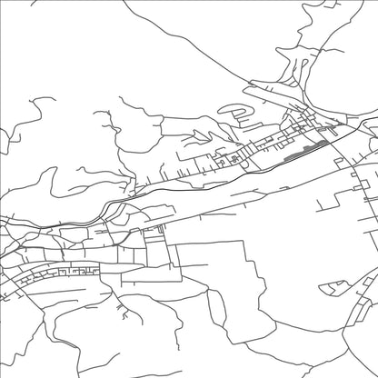 ROAD MAP OF ZARNESTI, ROMANIA BY MAPBAKES