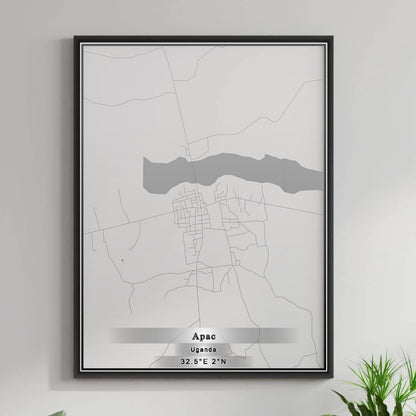 ROAD MAP OF APAC, UGANDA BY MAPBAKES