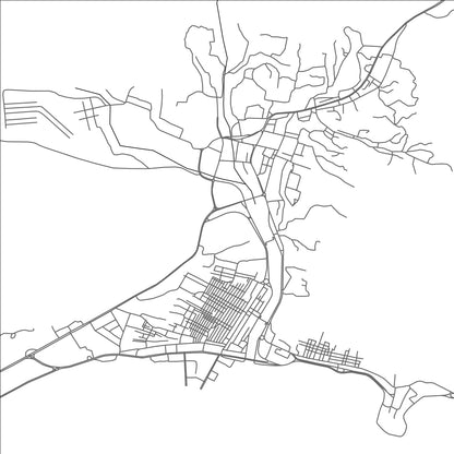 ROAD MAP OF MUKALLA, YEMEN BY MAPBAKES