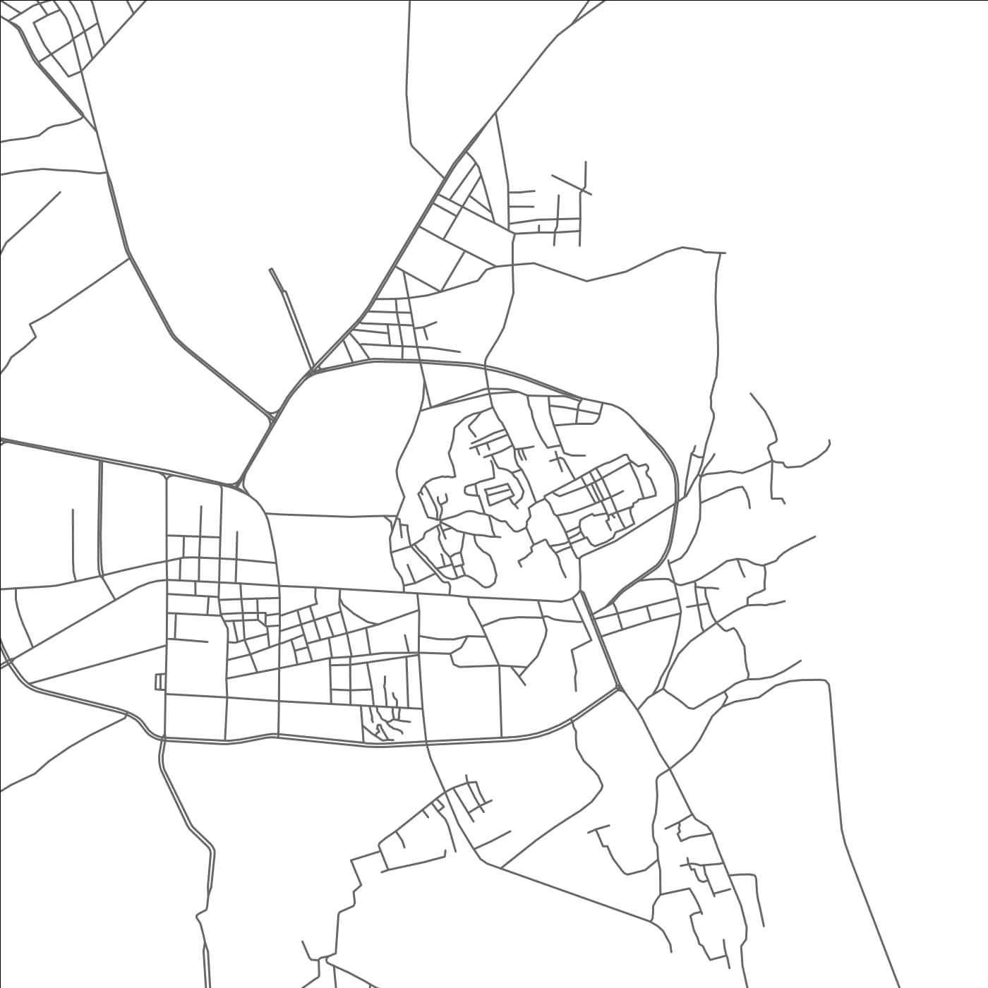 ROAD MAP OF SA'DAH, YEMEN BY MAPBAKES