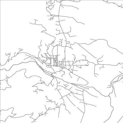 ROAD MAP OF BAJRAM CURRI, ALBANIA BY MAPBAKES