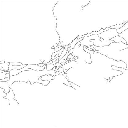 ROAD MAP OF DELVINË, ALBANIA BY MAPBAKES