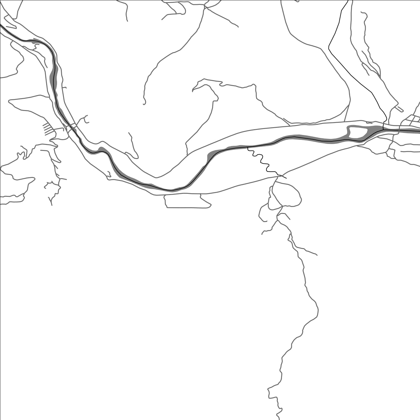 ROAD MAP OF GJINKAR, ALBANIA BY MAPBAKES