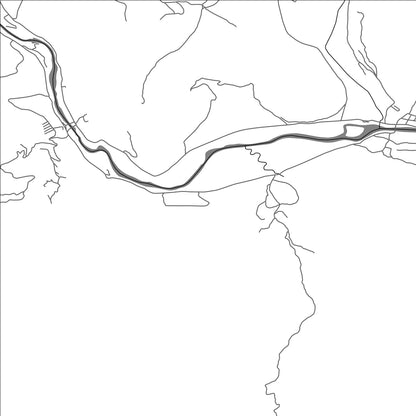 ROAD MAP OF GJINKAR, ALBANIA BY MAPBAKES