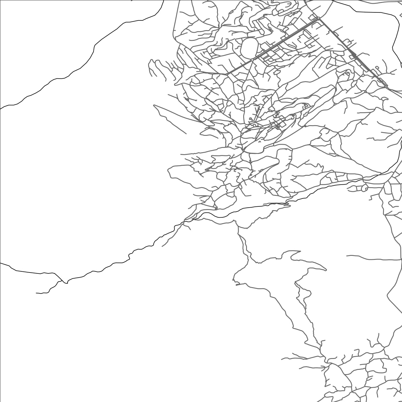 ROAD MAP OF GJIROKASTËR, ALBANIA BY MAPBAKES