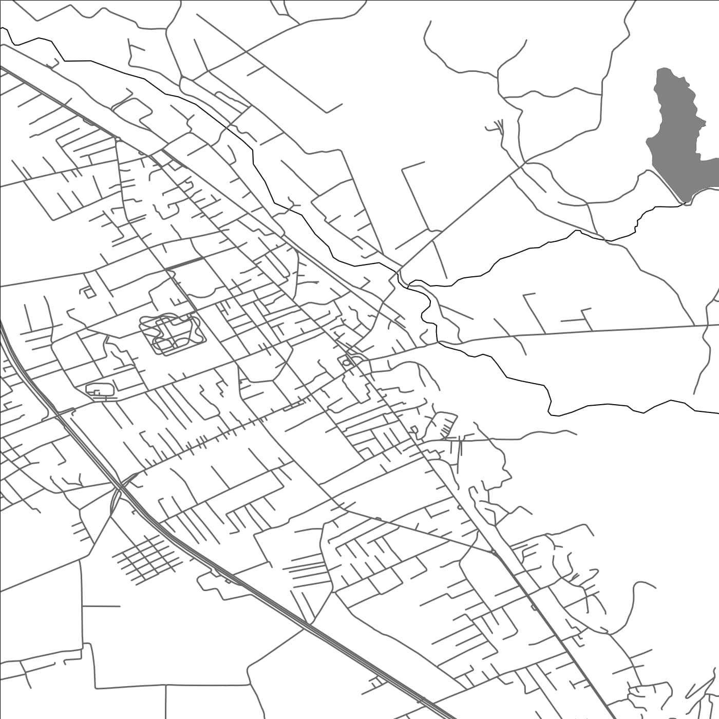 ROAD MAP OF KAVAJË, ALBANIA BY MAPBAKES