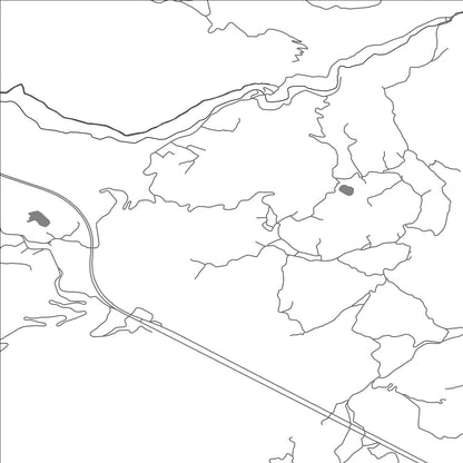 ROAD MAP OF KRRABË, ALBANIA BY MAPBAKES