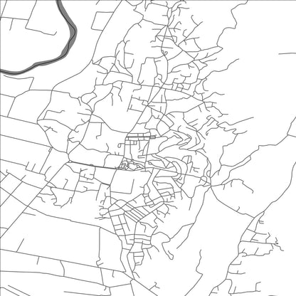 ROAD MAP OF KUÇOVË, ALBANIA BY MAPBAKES