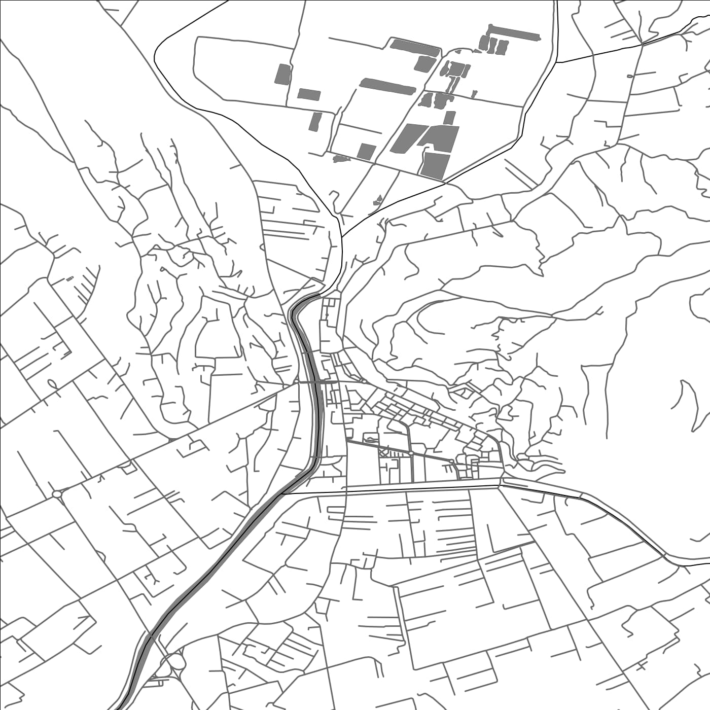 ROAD MAP OF LEZHË, ALBANIA BY MAPBAKES