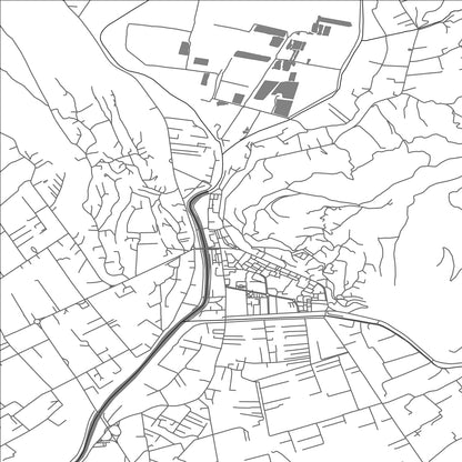 ROAD MAP OF LEZHË, ALBANIA BY MAPBAKES