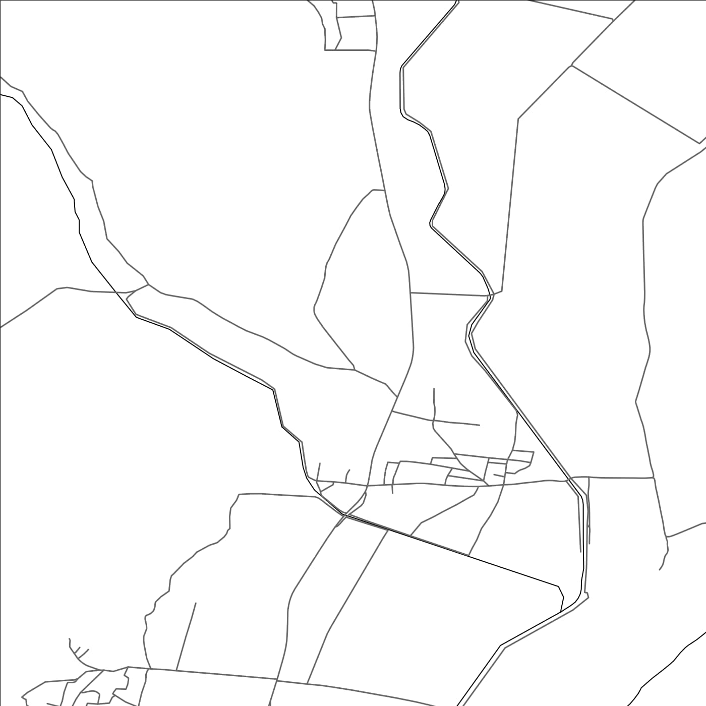 ROAD MAP OF LIBONIK, ALBANIA BY MAPBAKES