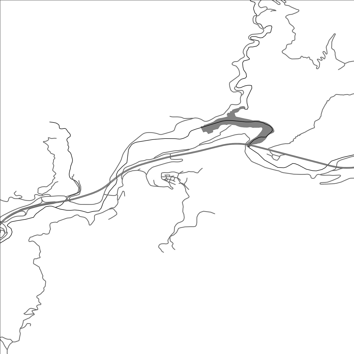 ROAD MAP OF REPS, ALBANIA BY MAPBAKES