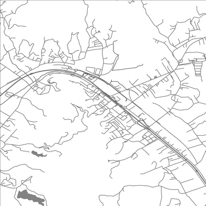 ROAD MAP OF VORË, ALBANIA BY MAPBAKES