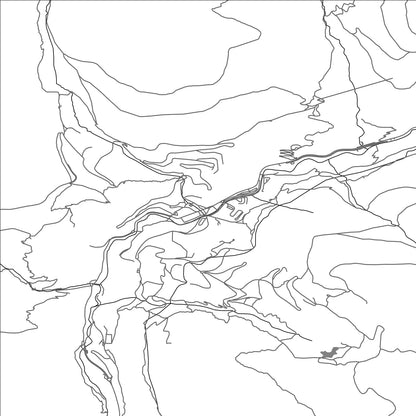 ROAD MAP OF CANILLO, ANDORRA BY MAPBAKES