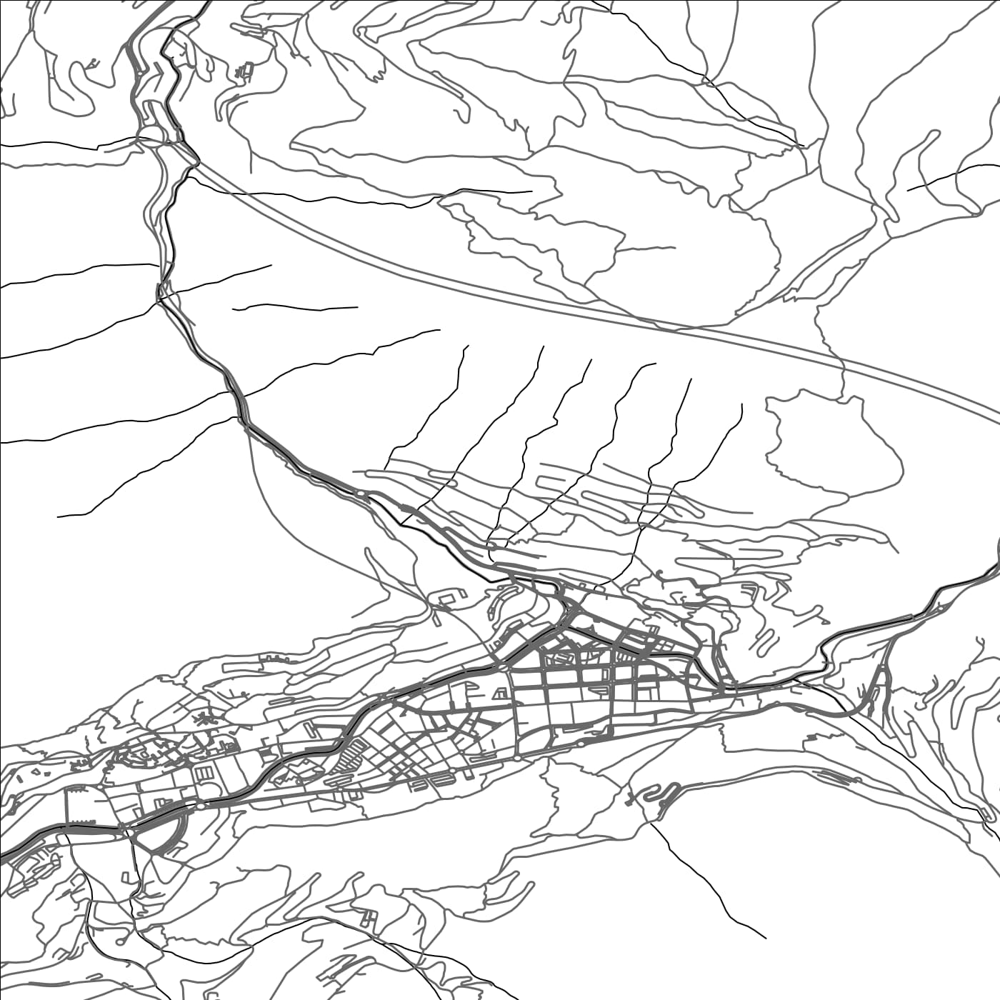 ROAD MAP OF ELS VILARS, ANDORRA BY MAPBAKES