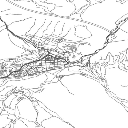 ROAD MAP OF ESCALDES-ENGORDANY, ANDORRA BY MAPBAKES