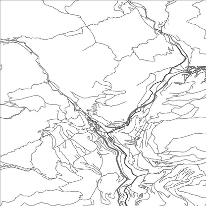 ROAD MAP OF ESCÀS, ANDORRA BY MAPBAKES