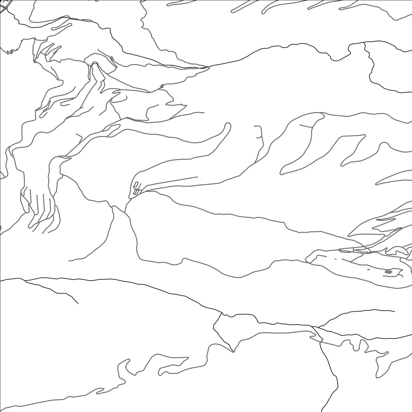 ROAD MAP OF JUBERRI, ANDORRA BY MAPBAKES